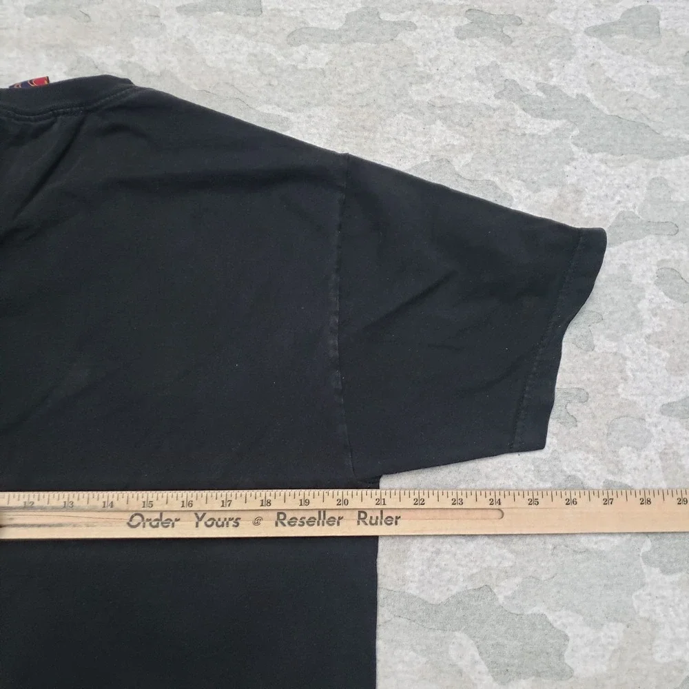 Ogabel Shirt Mens Large‎ Black Short Sleeve Snake
